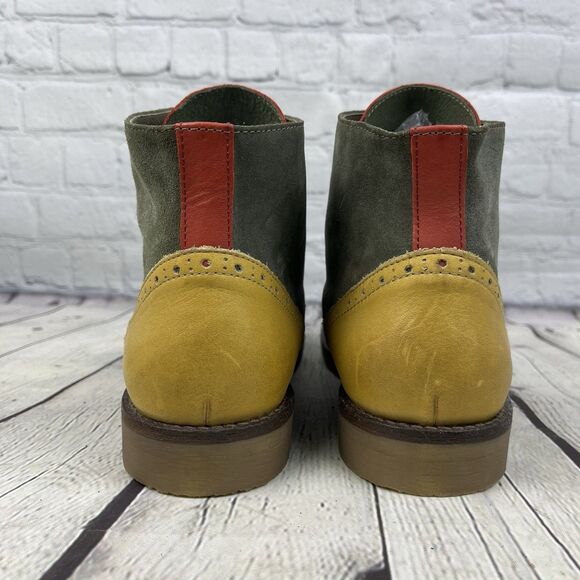 Moods of Norway Haugesund Ankle Boots Mens 11 EU 44 Color block Wingtip Leather main image 7